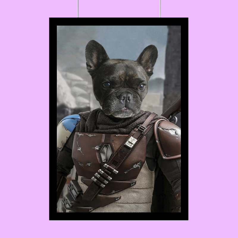 Mandolar Lan Star Wars - Custom Pet Portrait